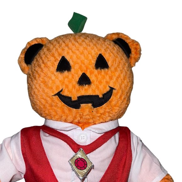 Build A Bear Valentines Heart Bear Red Pink White Stuffed Plush Animal Toy - Picture 2 of 12